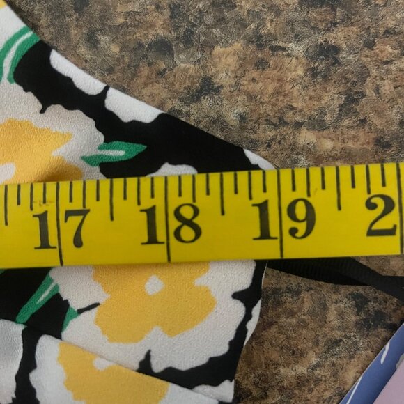 Diane Von Furstenberg Women Cottagecore Floral Shift Dress Size 12 Spring Resort - Picture 11 of 12